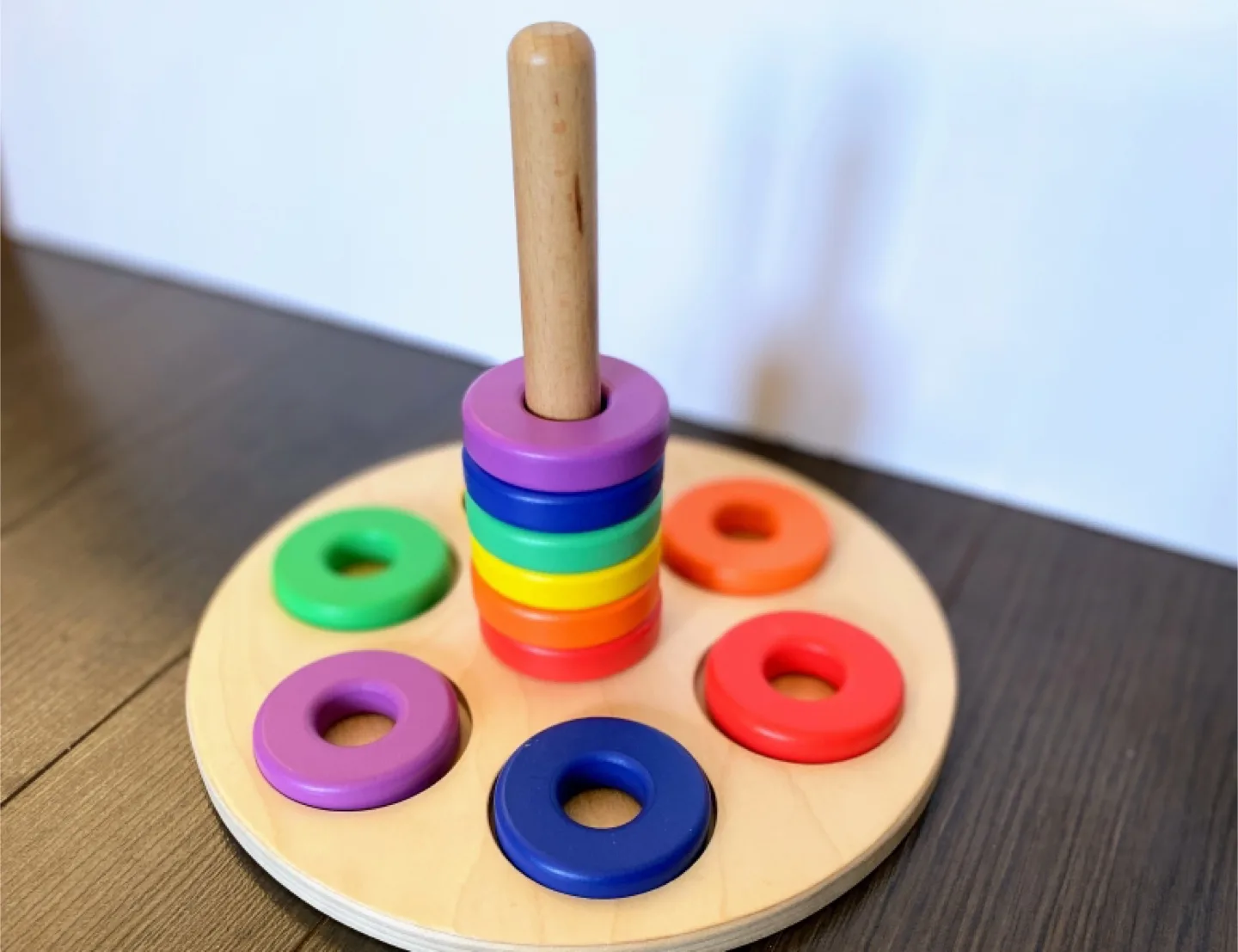 Lovevery Wooden Ring Stacker thumbnail