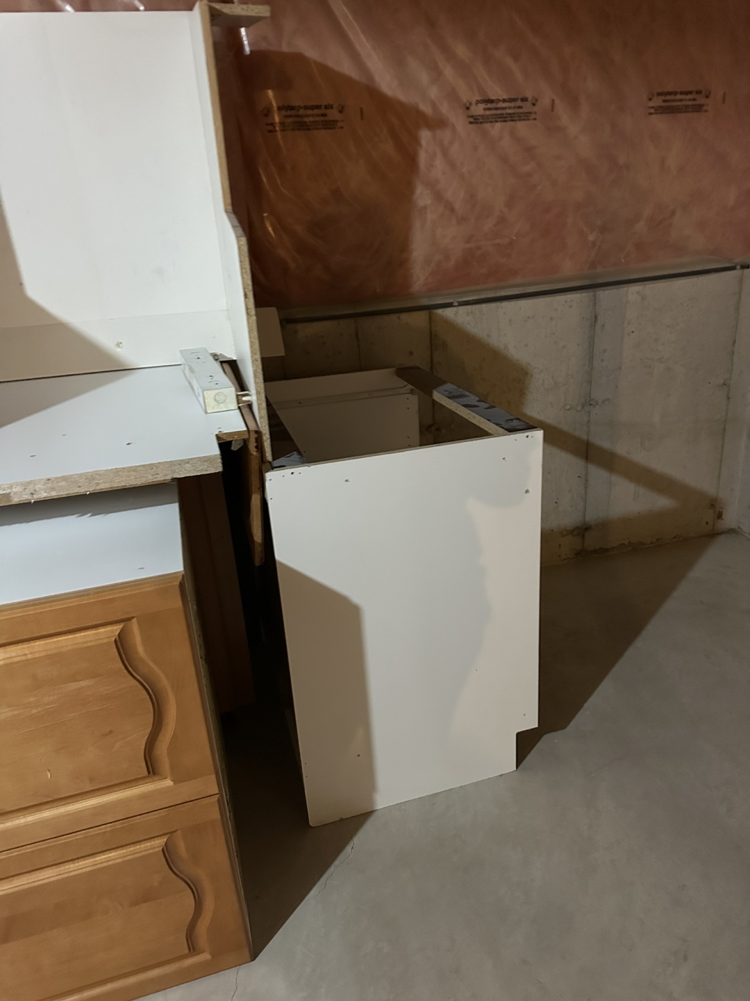 Used Kitchen Cabinets - Brown