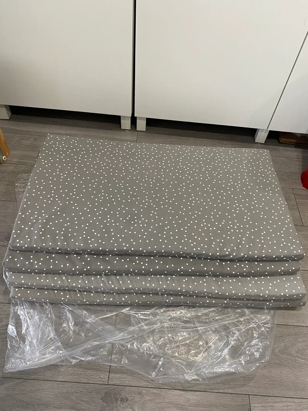 Grey & White Polka Dot Play Mat