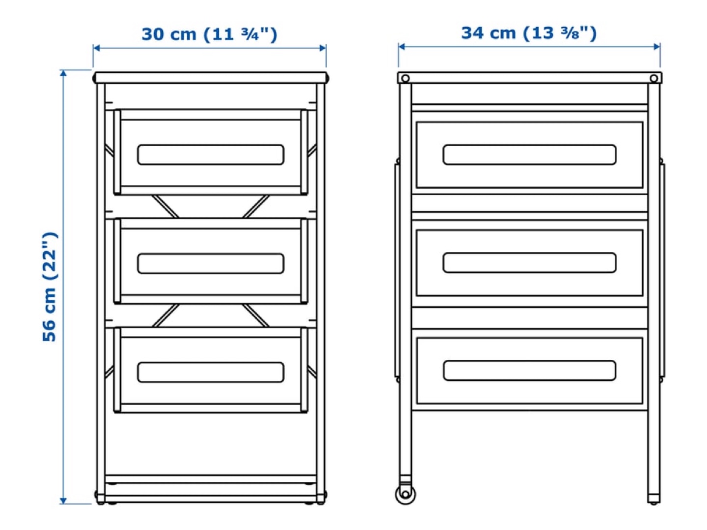 Small White Drawer Unit 🇨🇦 - photo 3