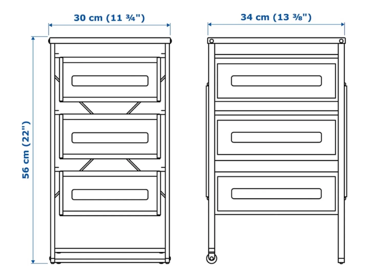 Small White Drawer Unit 🇨🇦 image indicator(3)