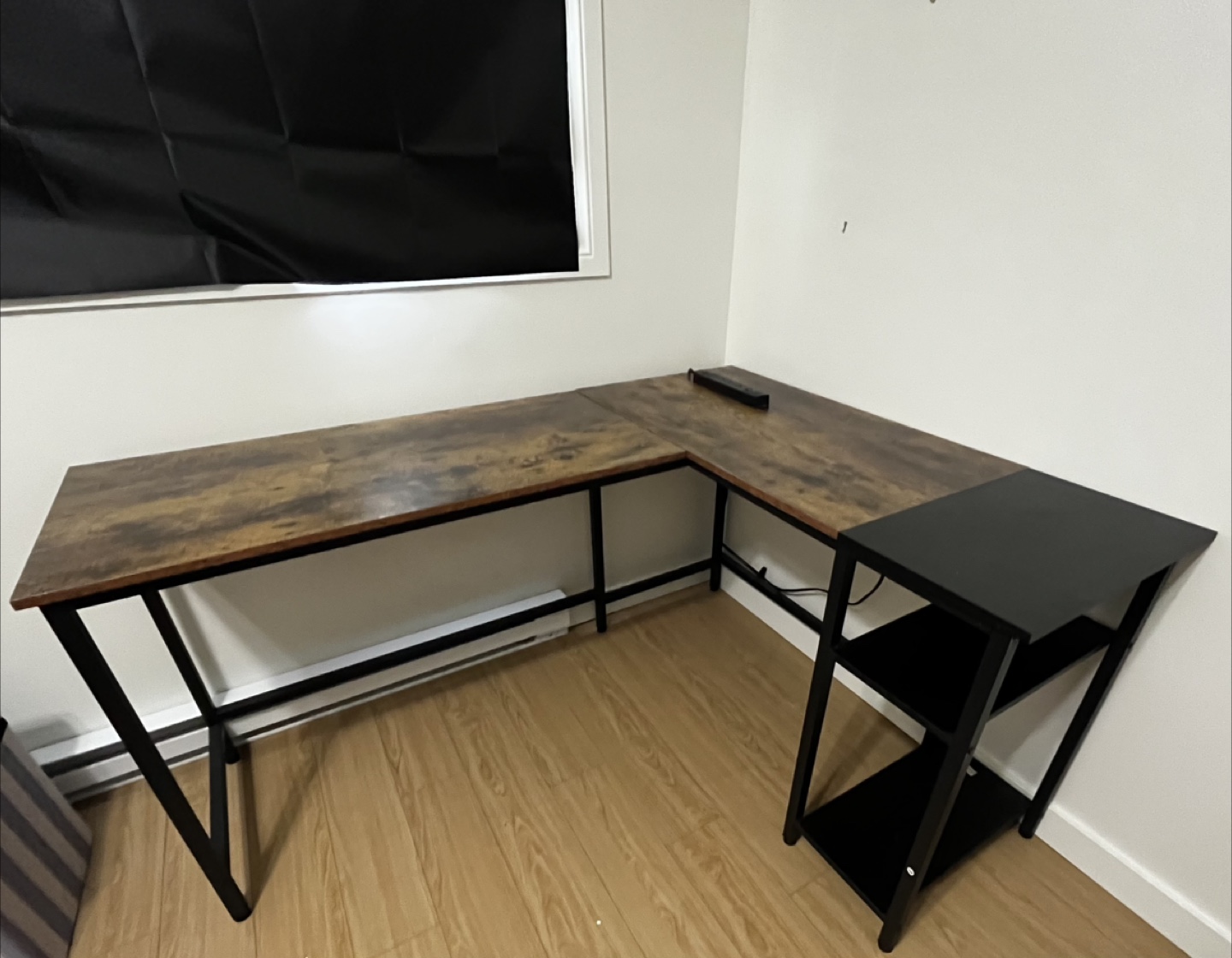 L-shaped desk