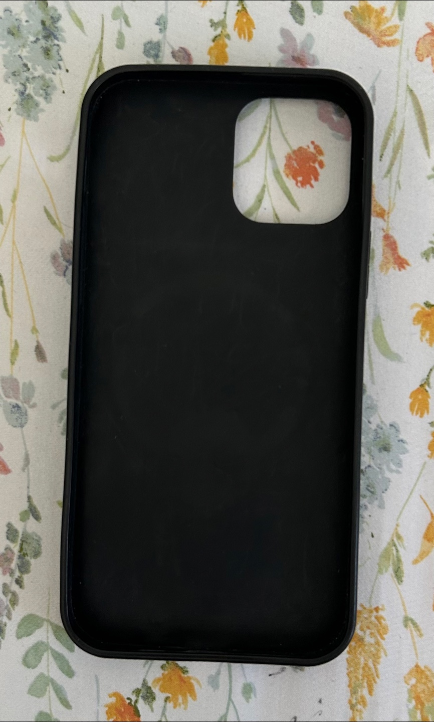 Black Phone Case with Camera Protection