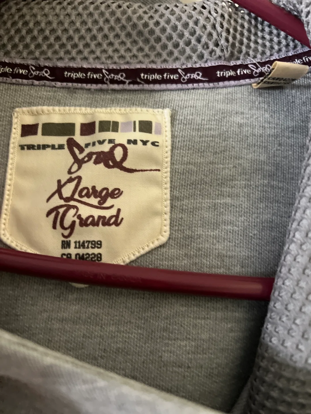 Triple Five Soul Grey hoodie - Size XL image indicator(2)