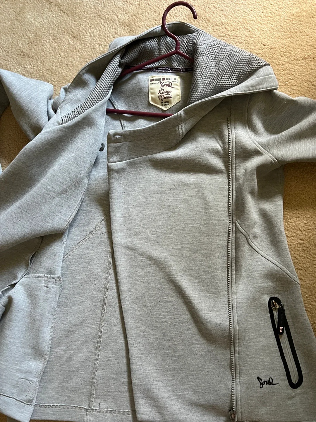 Triple Five Soul Grey hoodie - Size XL image indicator(8)