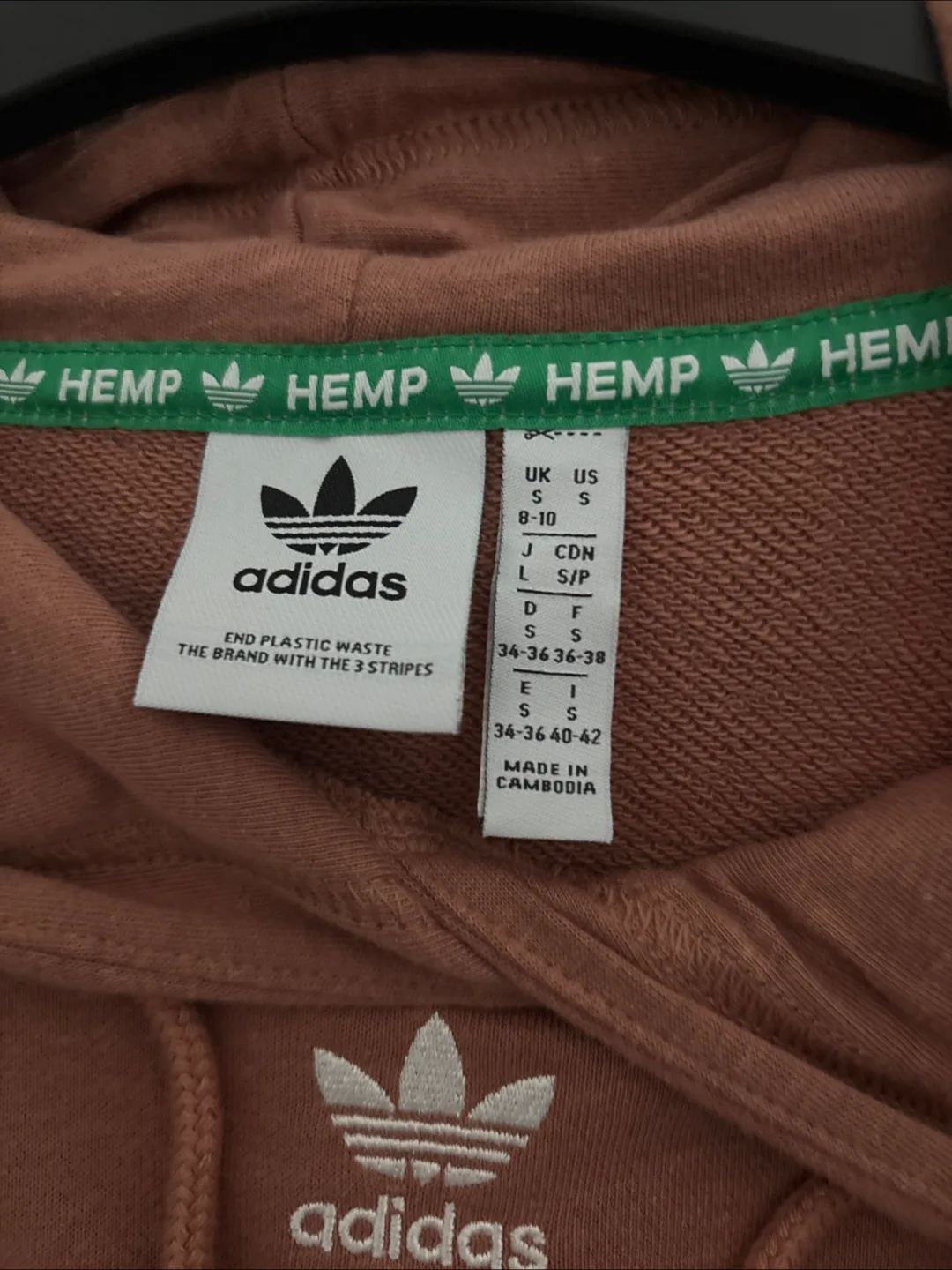 Adidas Hemp Hoodie - Size S image indicator(2)