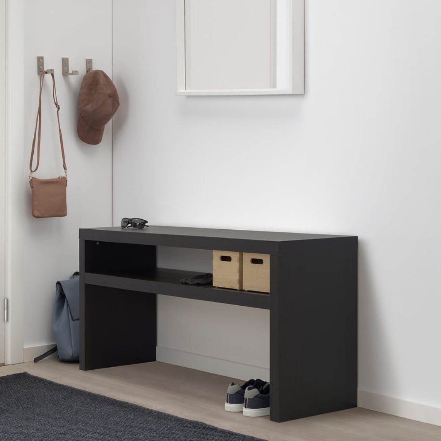 IKEA LACK Console Table/Bench - Black-Brown