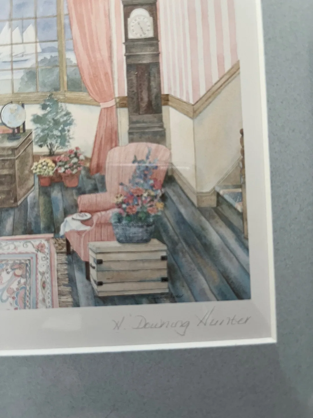 Framed Helen Downing Hunter Print - "The Admiral's Letter" image indicator(3)