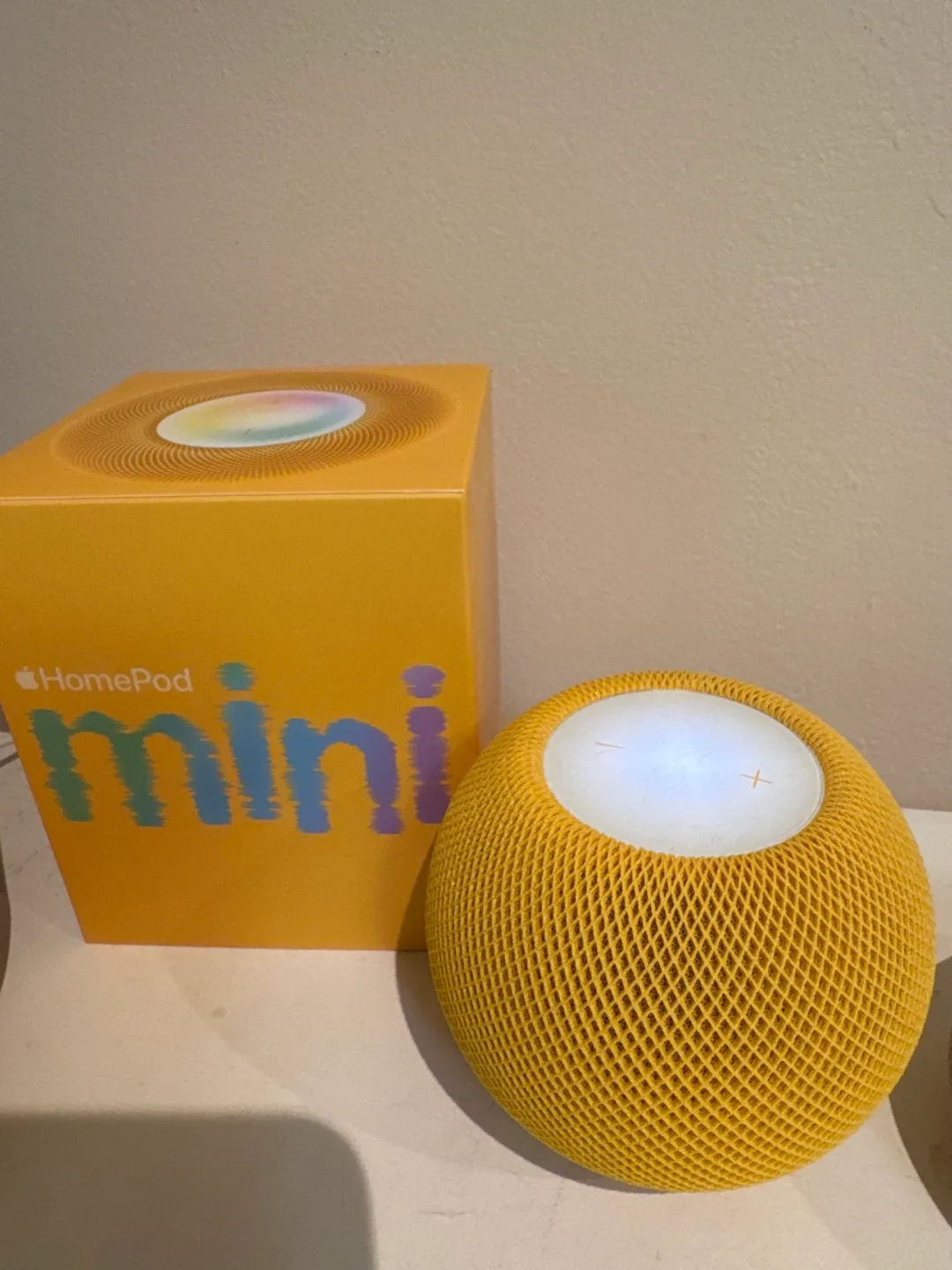 Apple HomePod Mini - Yellow - With Box thumbnail