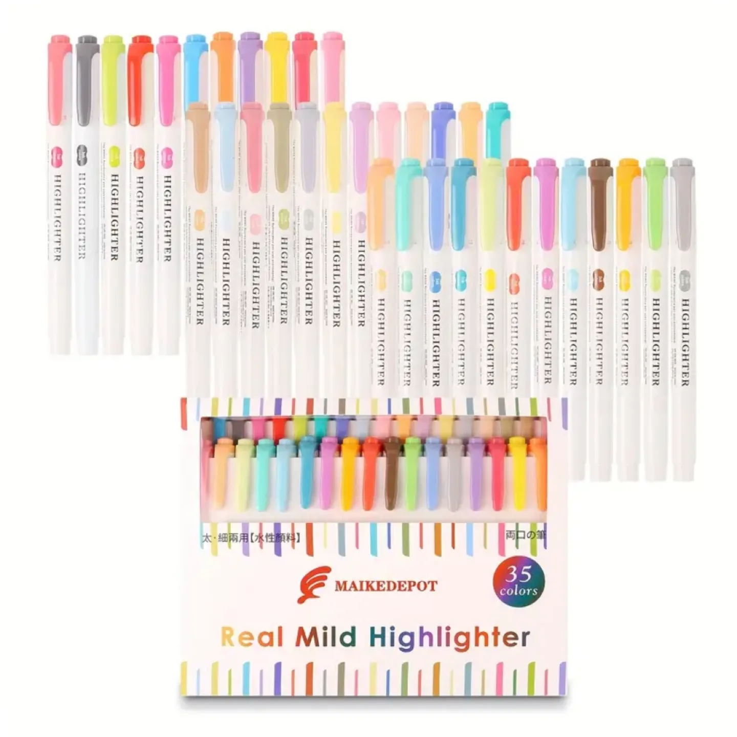 🆕 Assorted Dual Tip Highlighters/Pens x35 thumbnail