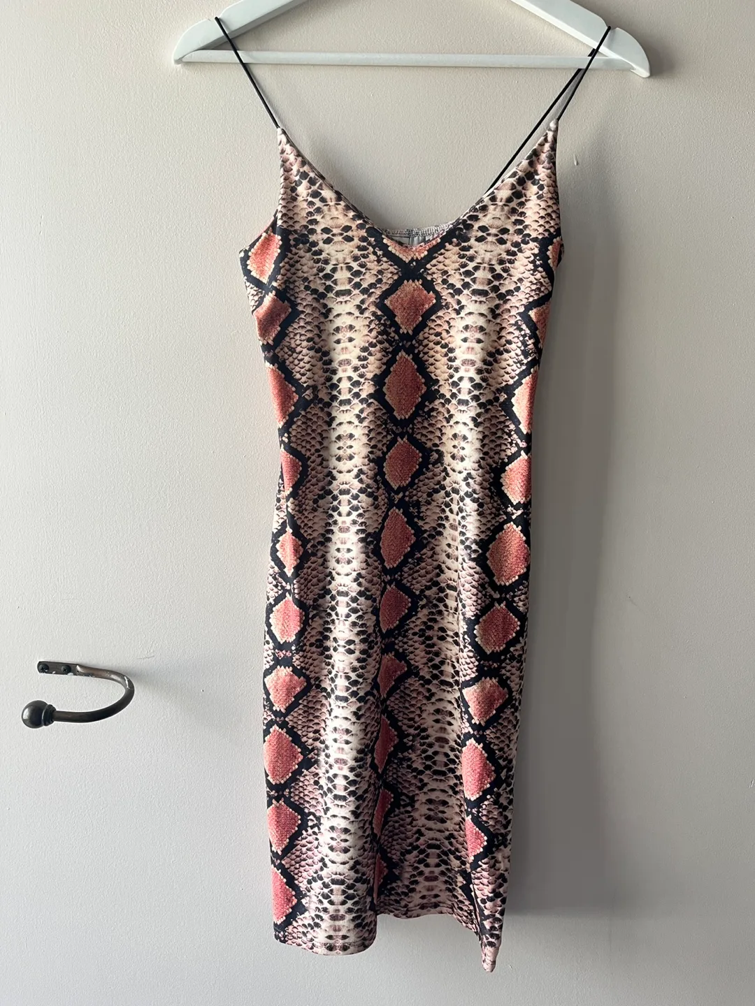 Snakeskin Print Mini Dress Size Small thumbnail