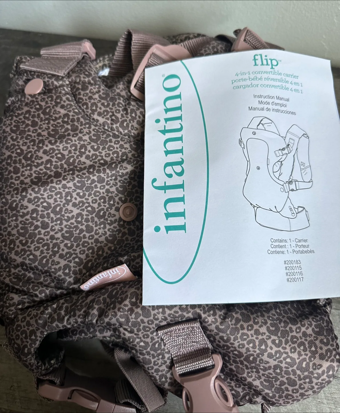 Infantino Flip 4-in-1 Carrier - Leopard(NEW) thumbnail