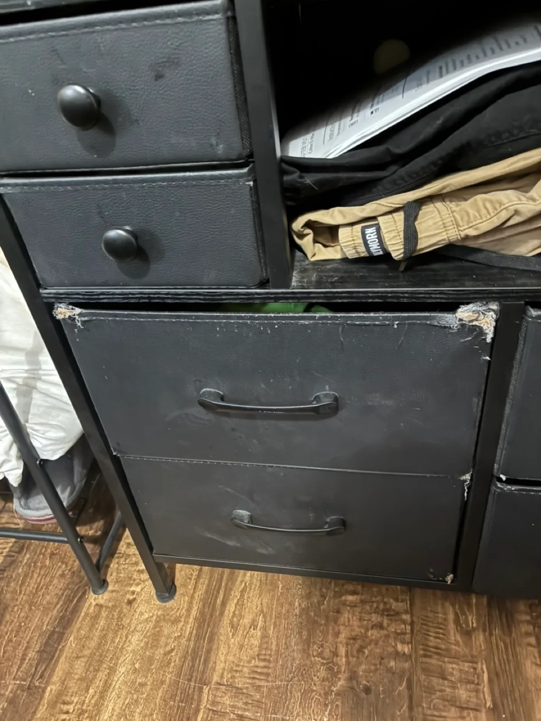 Black Dresser with Drawers image indicator(2)