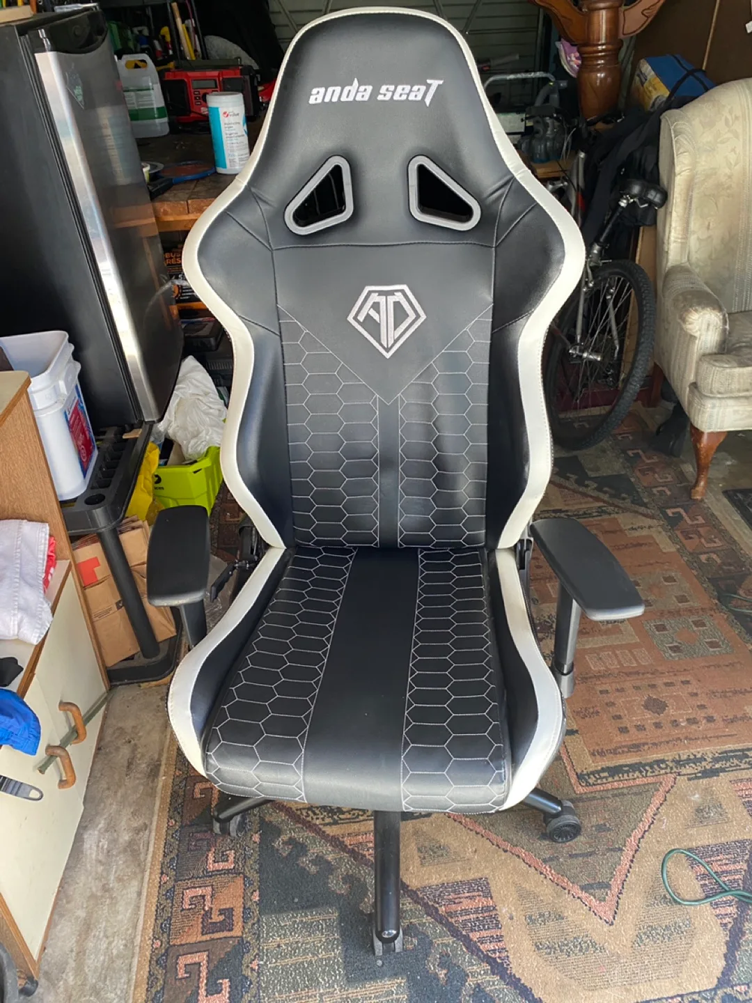 Anda Seat Gaming Chair - Black & White thumbnail