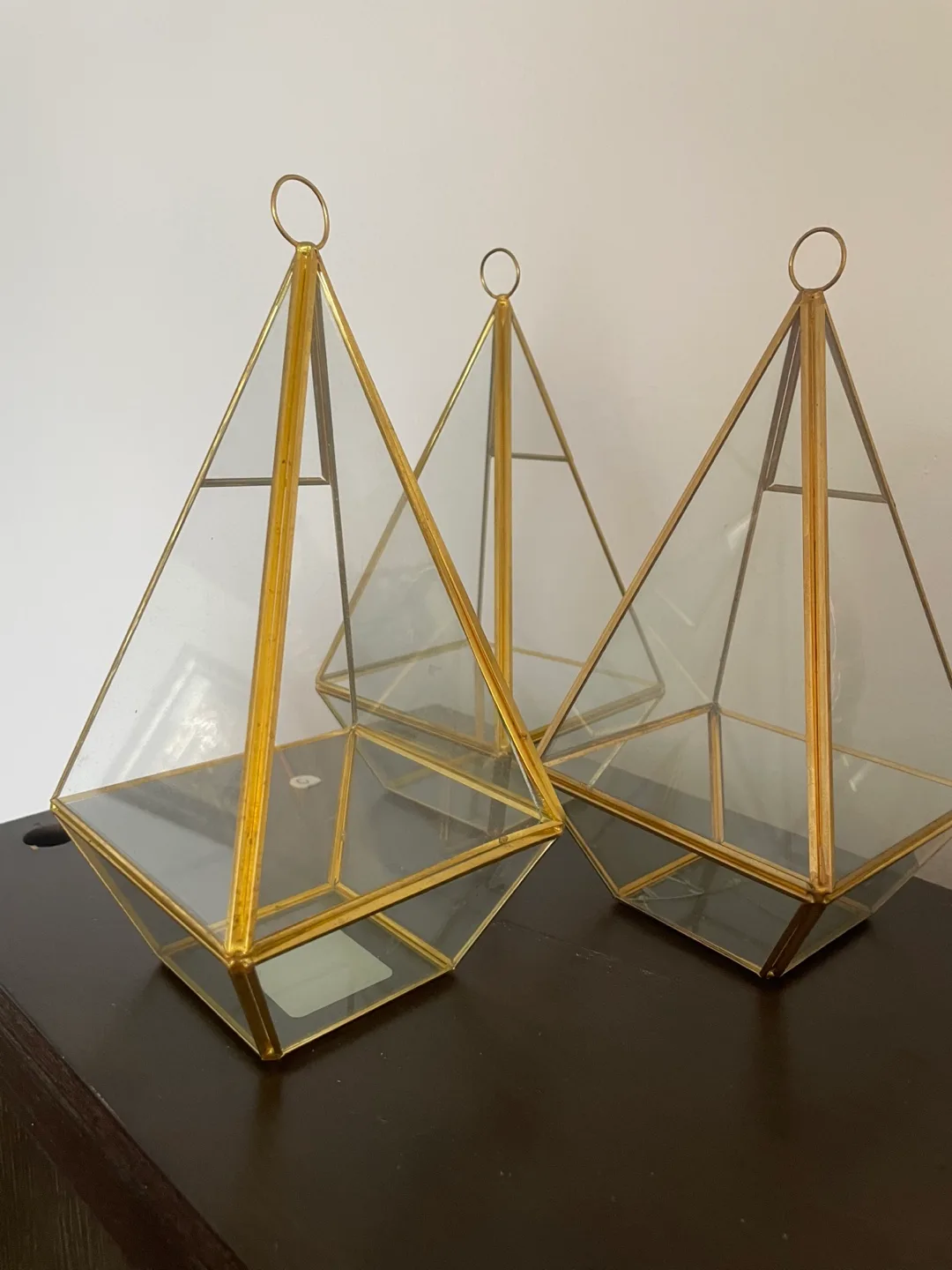 Geometric Terrariums - Gold Trim thumbnail