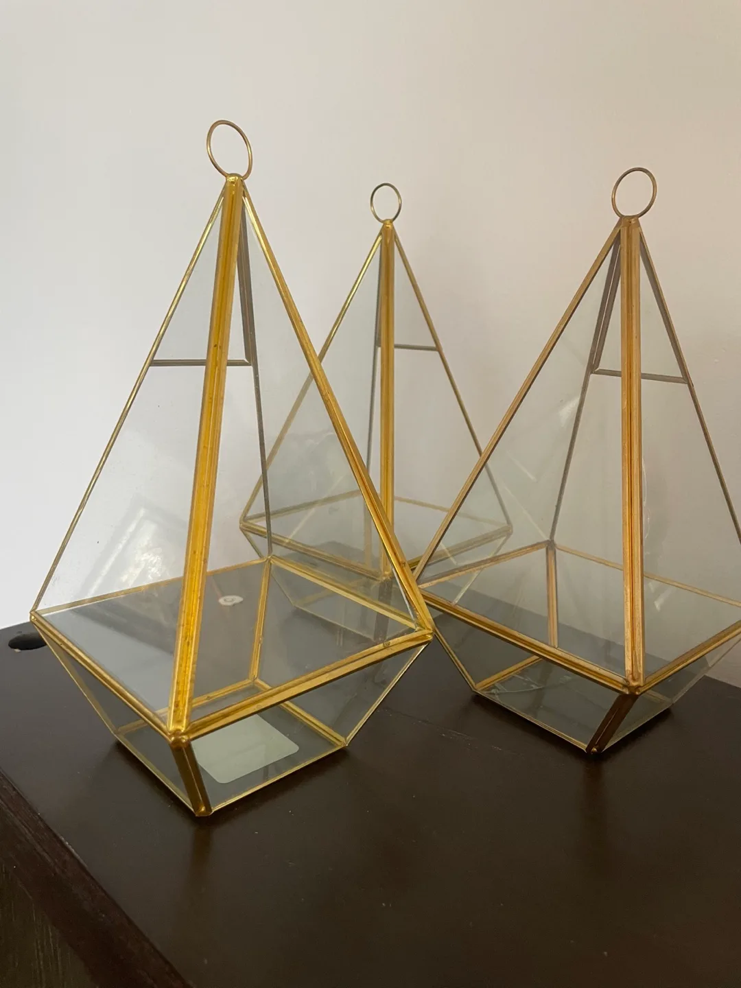 Geometric Terrariums - Gold Trim image indicator(3)