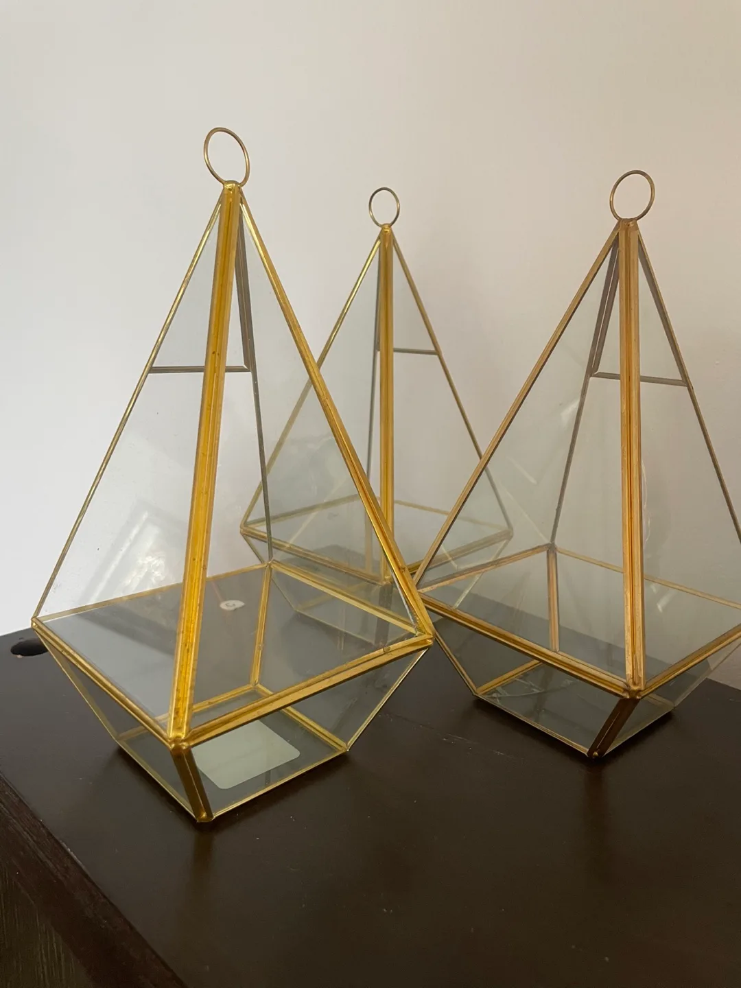 Geometric Terrariums - Gold Trim image indicator(2)