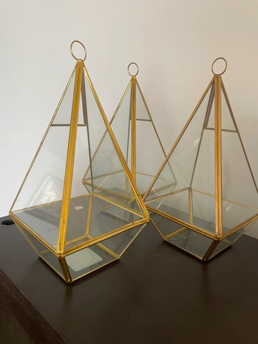 Geometric Terrariums - Gold Trim image indicator(4)