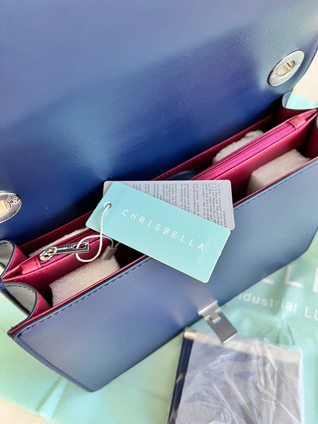 《Brand New》Navy Blue Crossbody Bag image indicator(3)