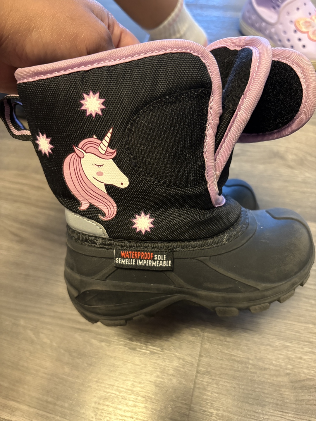 Unicorn Winter Boots for toddlers - Size 7