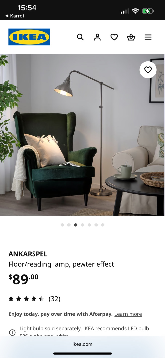IKEA Ankarspel Floor/Reading Lamp - photo 5