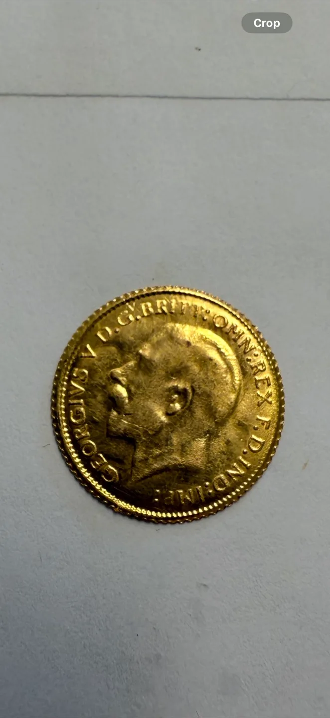 1925 Gold Sovereign Coin thumbnail