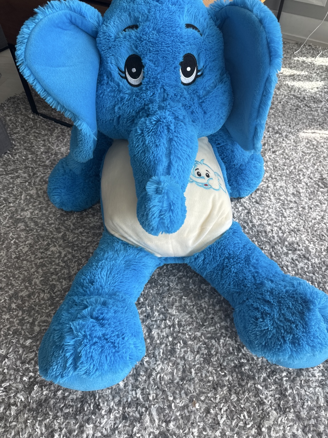 Blue Elephant Plush Toy