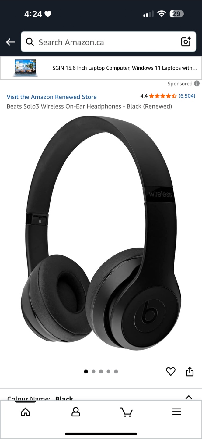 Beats Solo3 Wireless Headphones - Black - photo 2