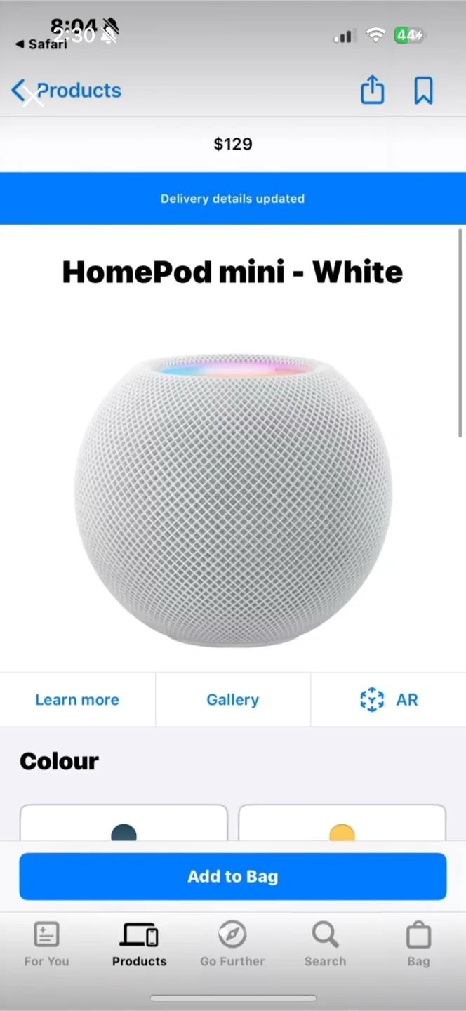 Apple HomePod mini - White thumbnail