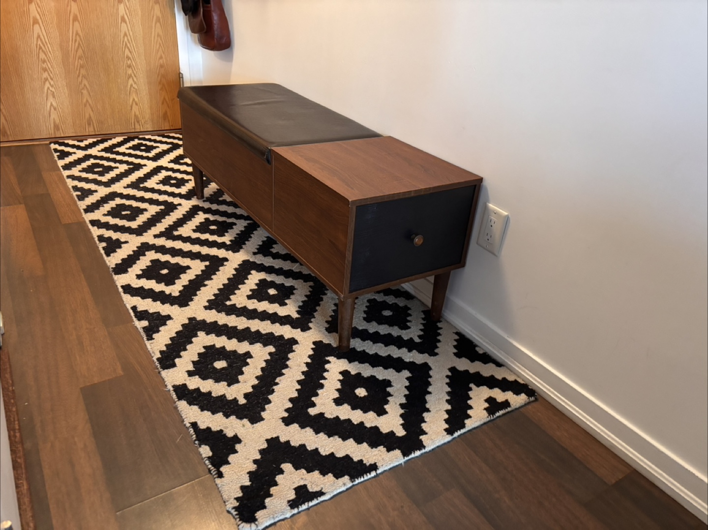 Storage Bench with Drawer, 48" Length - photo 2