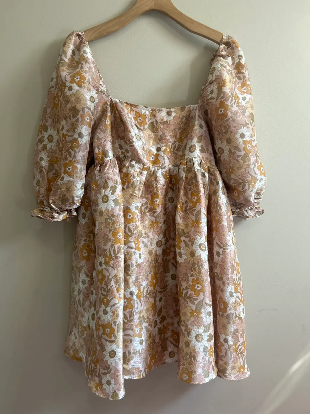 Floral Print Mini Dress thumbnail