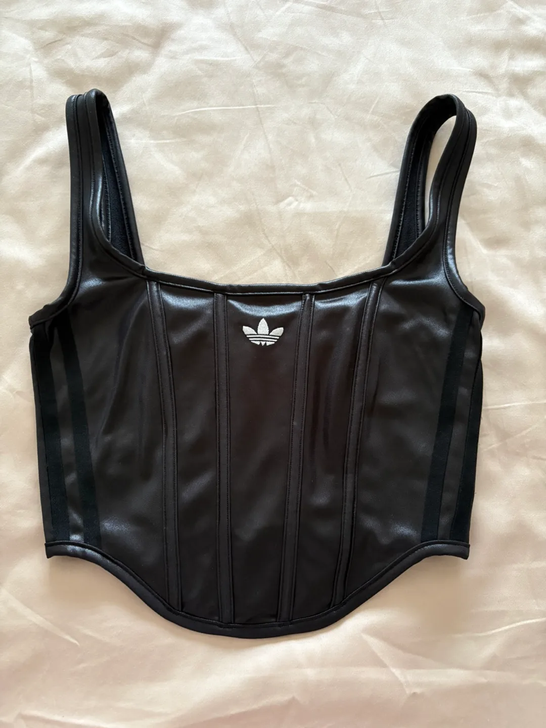 Adidas Black Corset Top, Size US 2 thumbnail