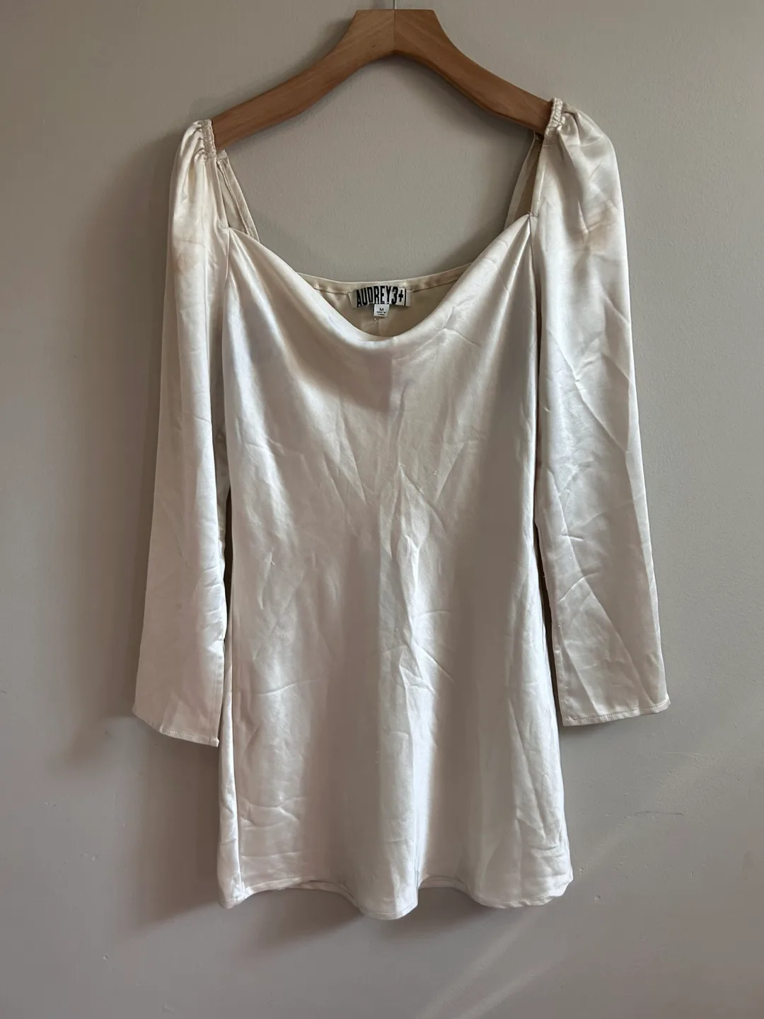 Audrey 3+1 Cream Dress - Size S thumbnail