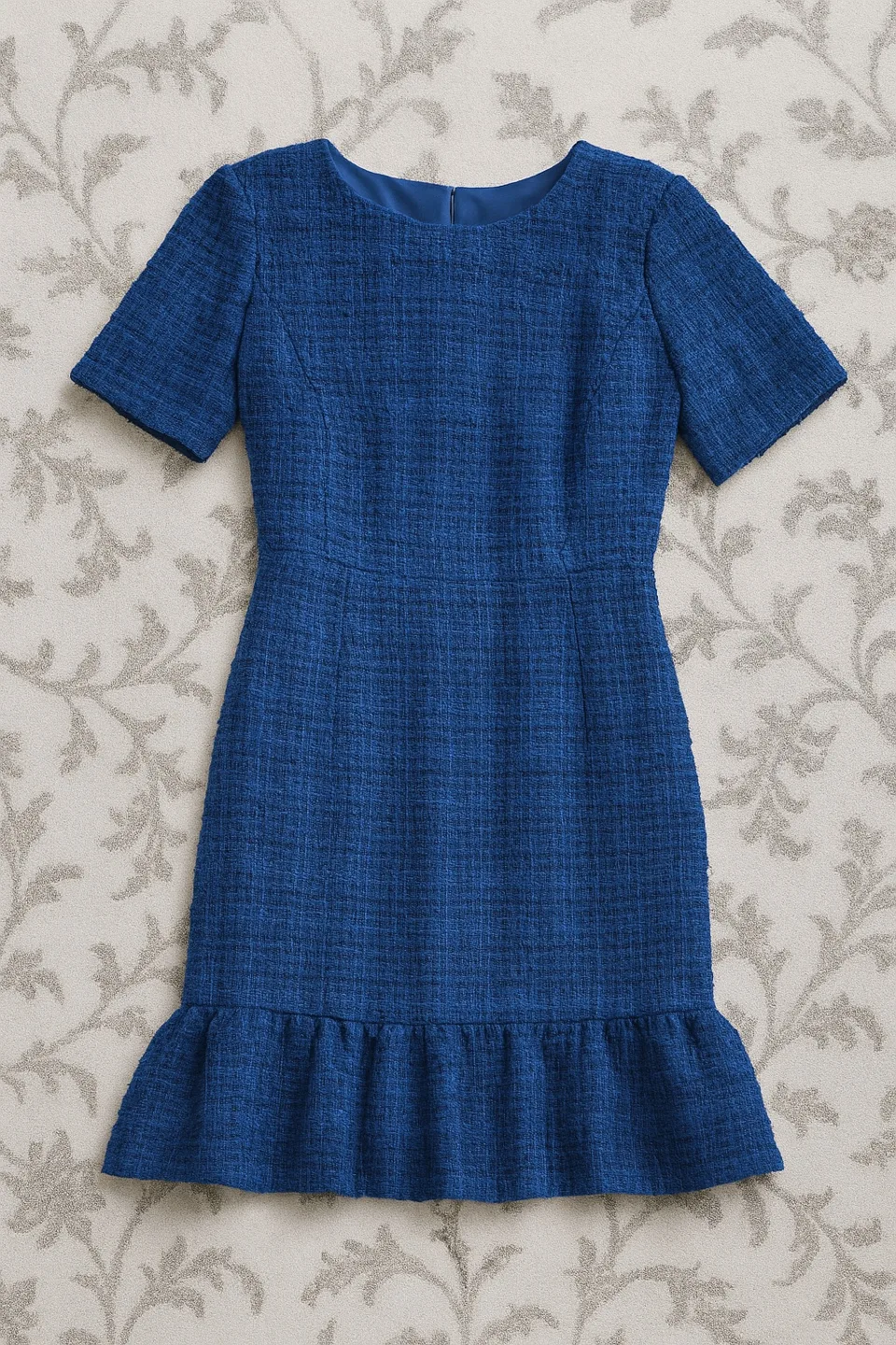 SUZY Blue Tweed Dress thumbnail