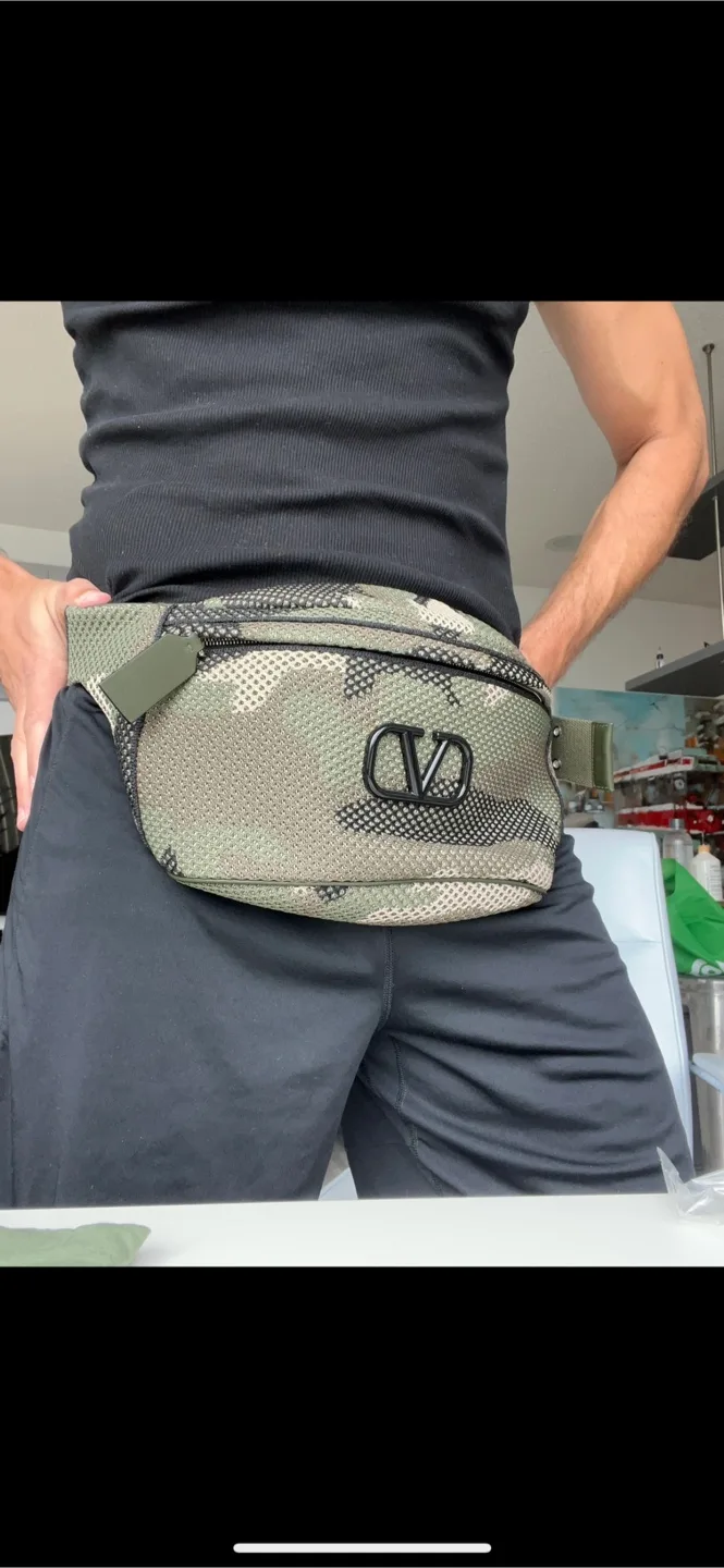 Valentino Camouflage Belt Bag thumbnail