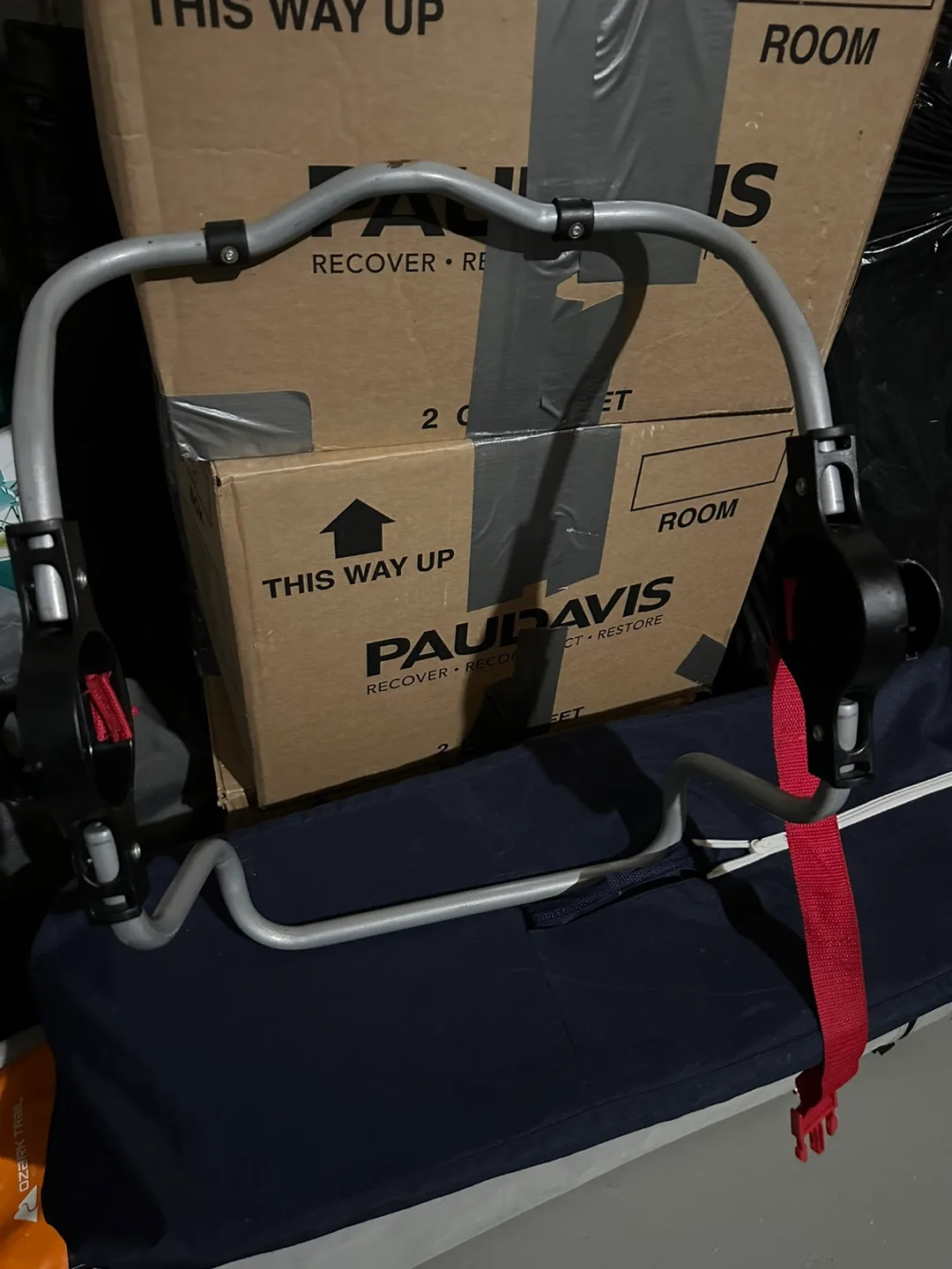 Contour Options Double Stroller - Black & Red image indicator(5)