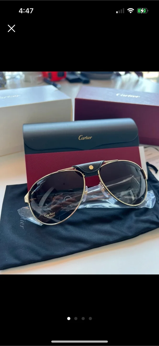 Cartier Sunglasses wood thumbnail