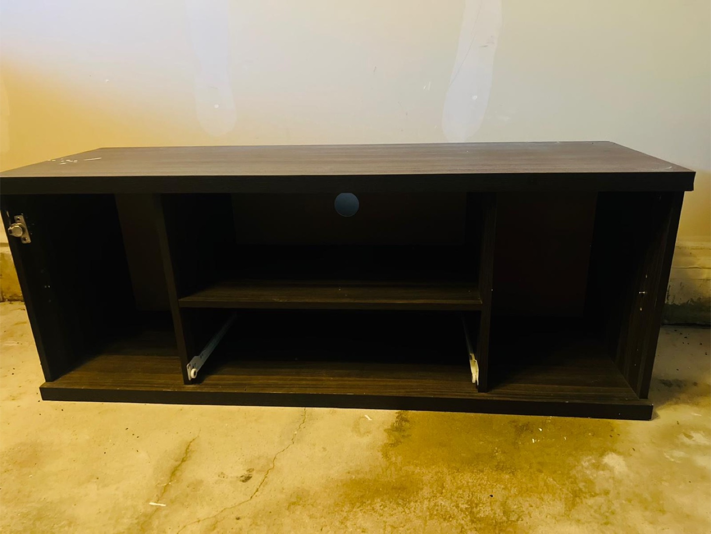 Brown Wooden TV Stand