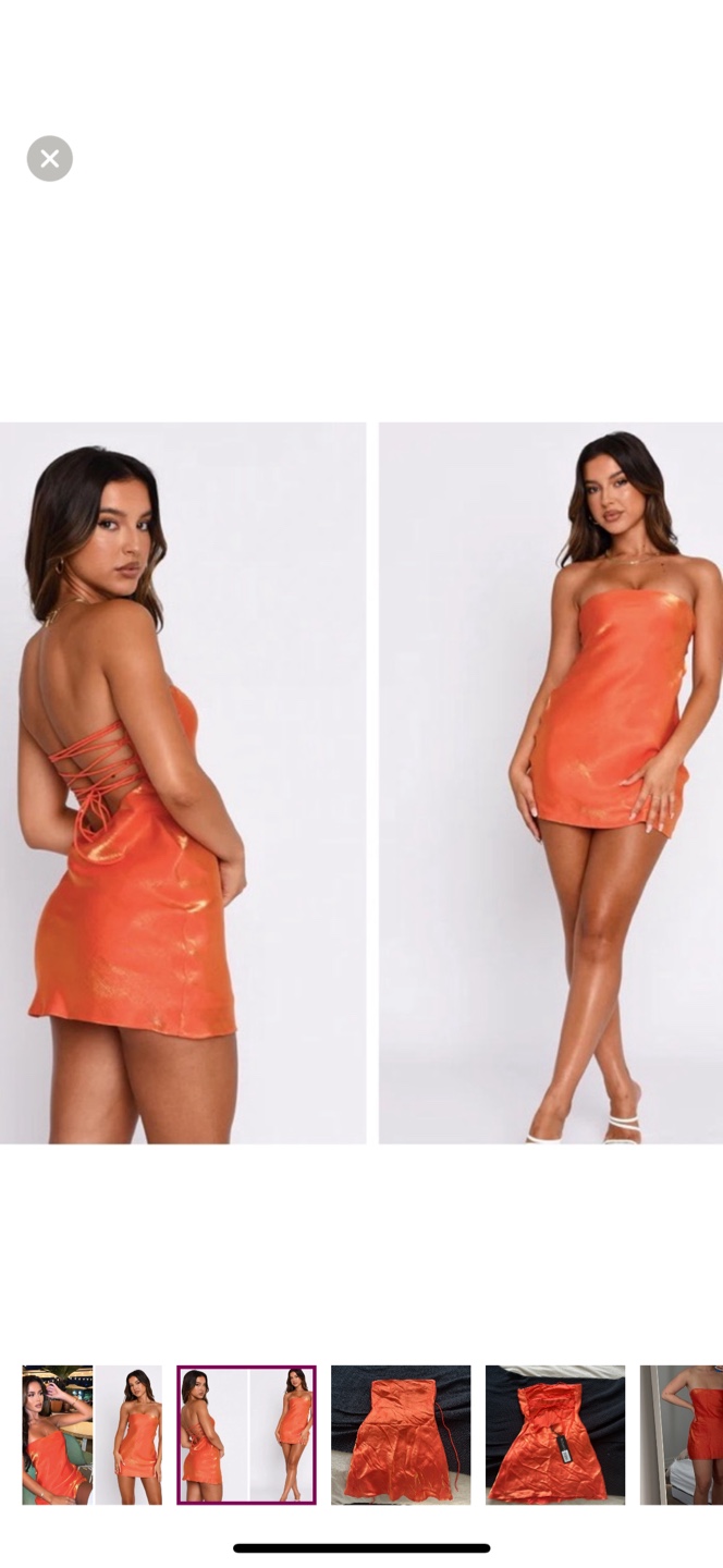 White Fox Boutique Orange Mini Dress - photo 4