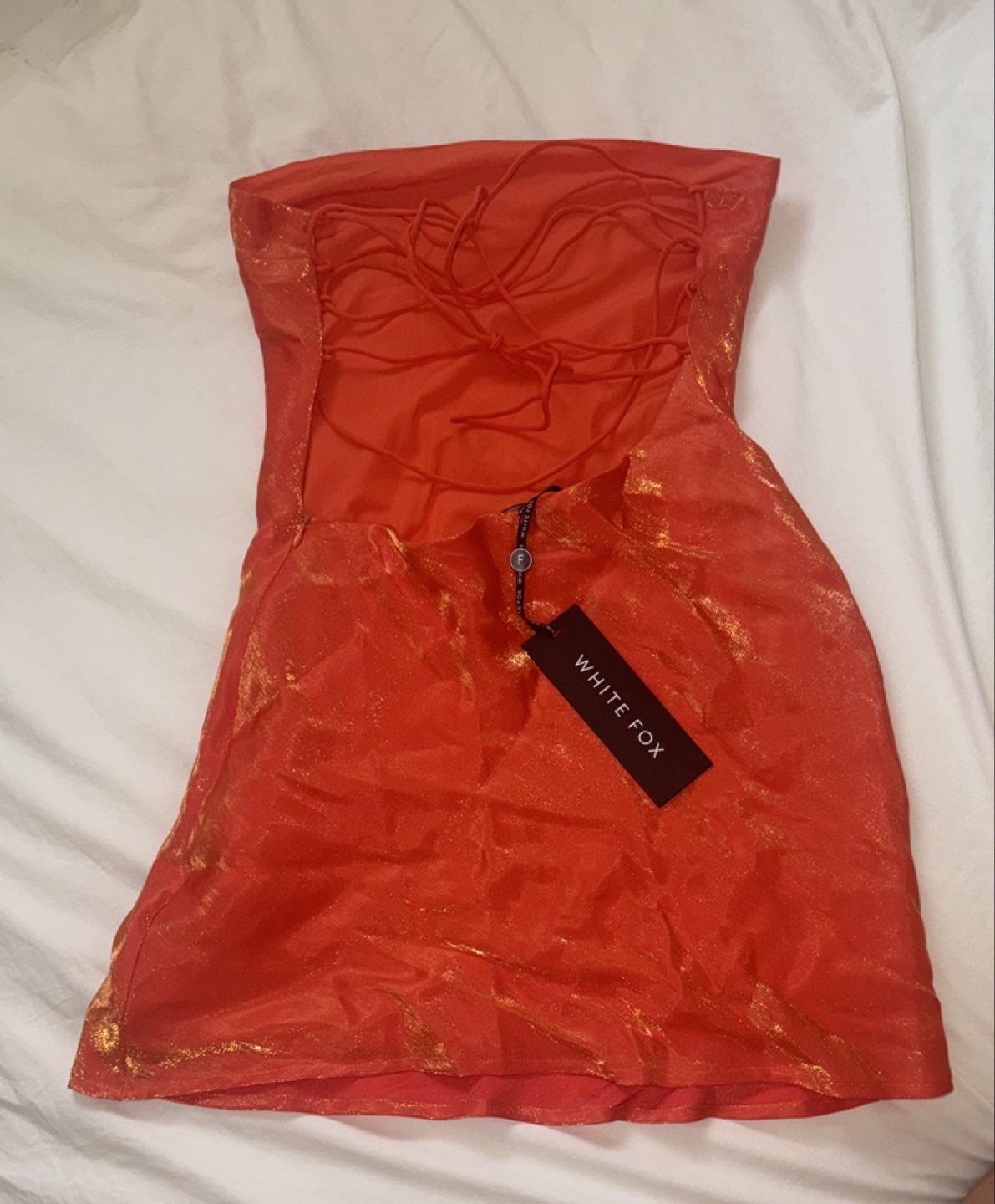 White Fox Boutique Orange Mini Dress - photo 2
