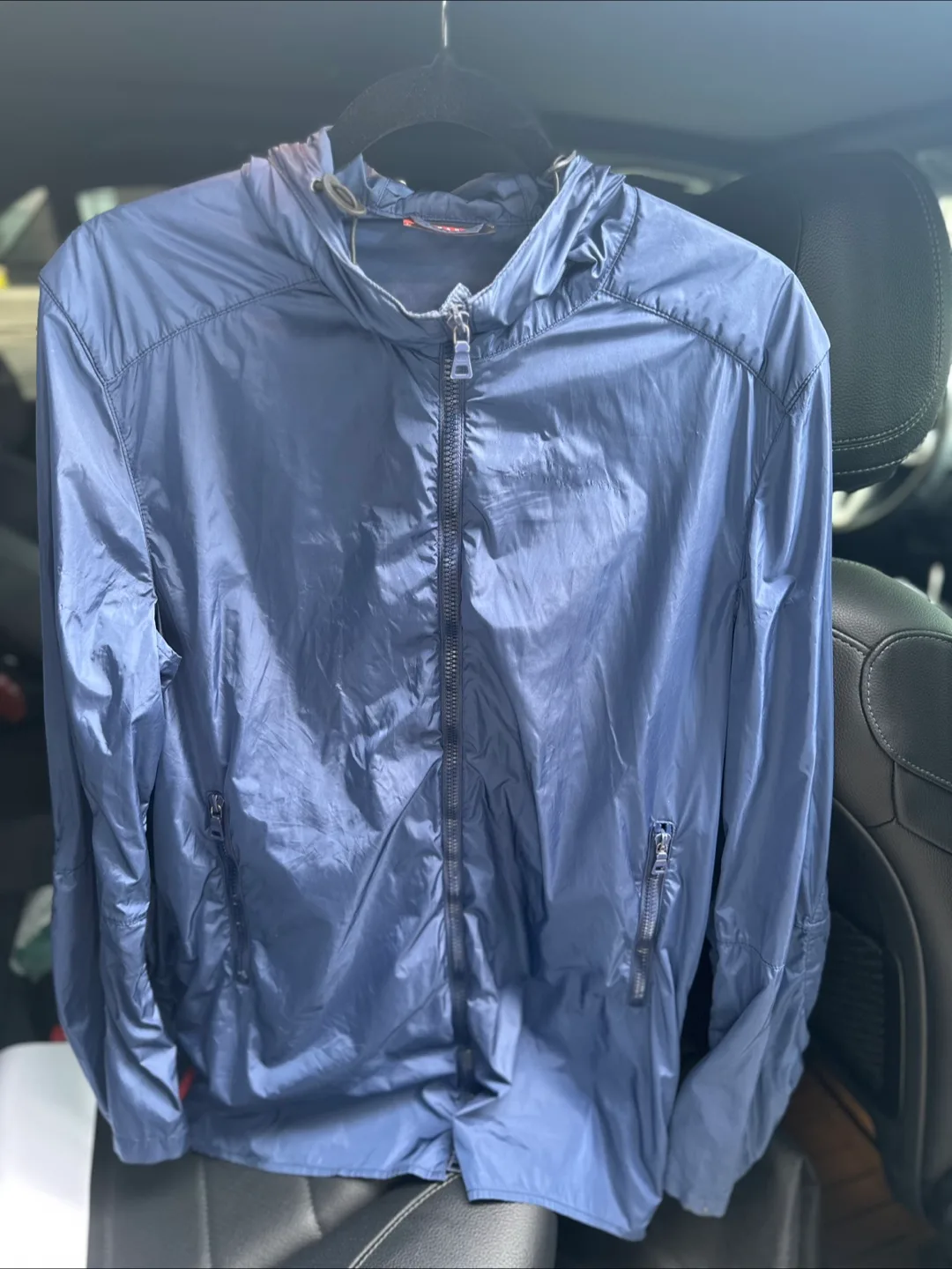 Prada Navy Nylon Jacket Size 50 thumbnail