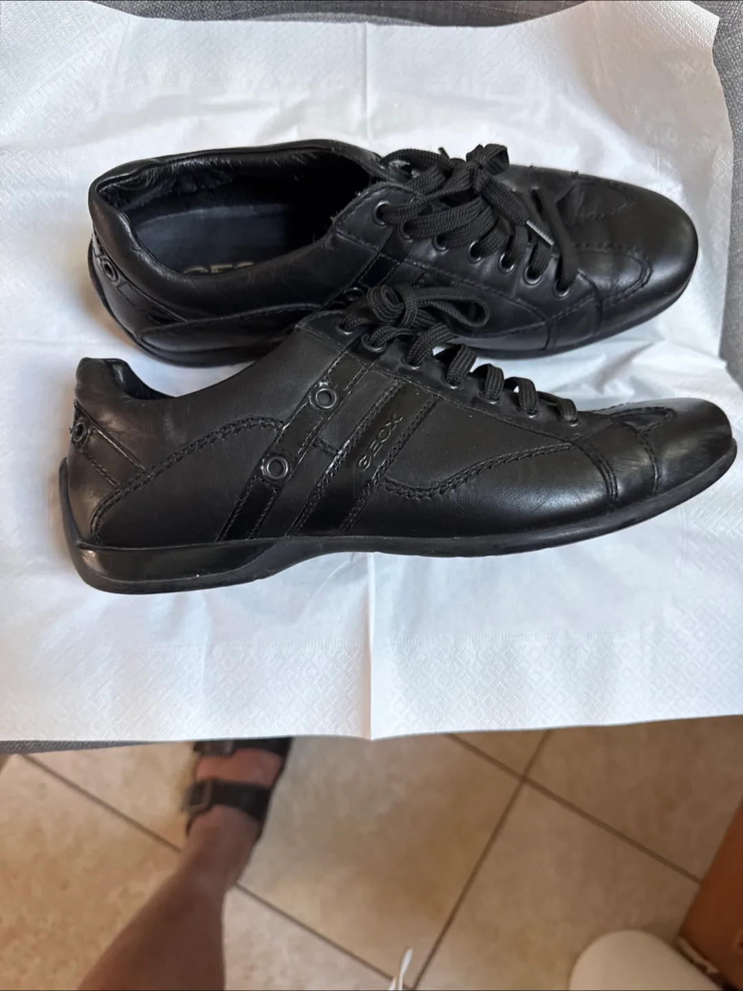 GEOX Respira leather men’s shoes thumbnail