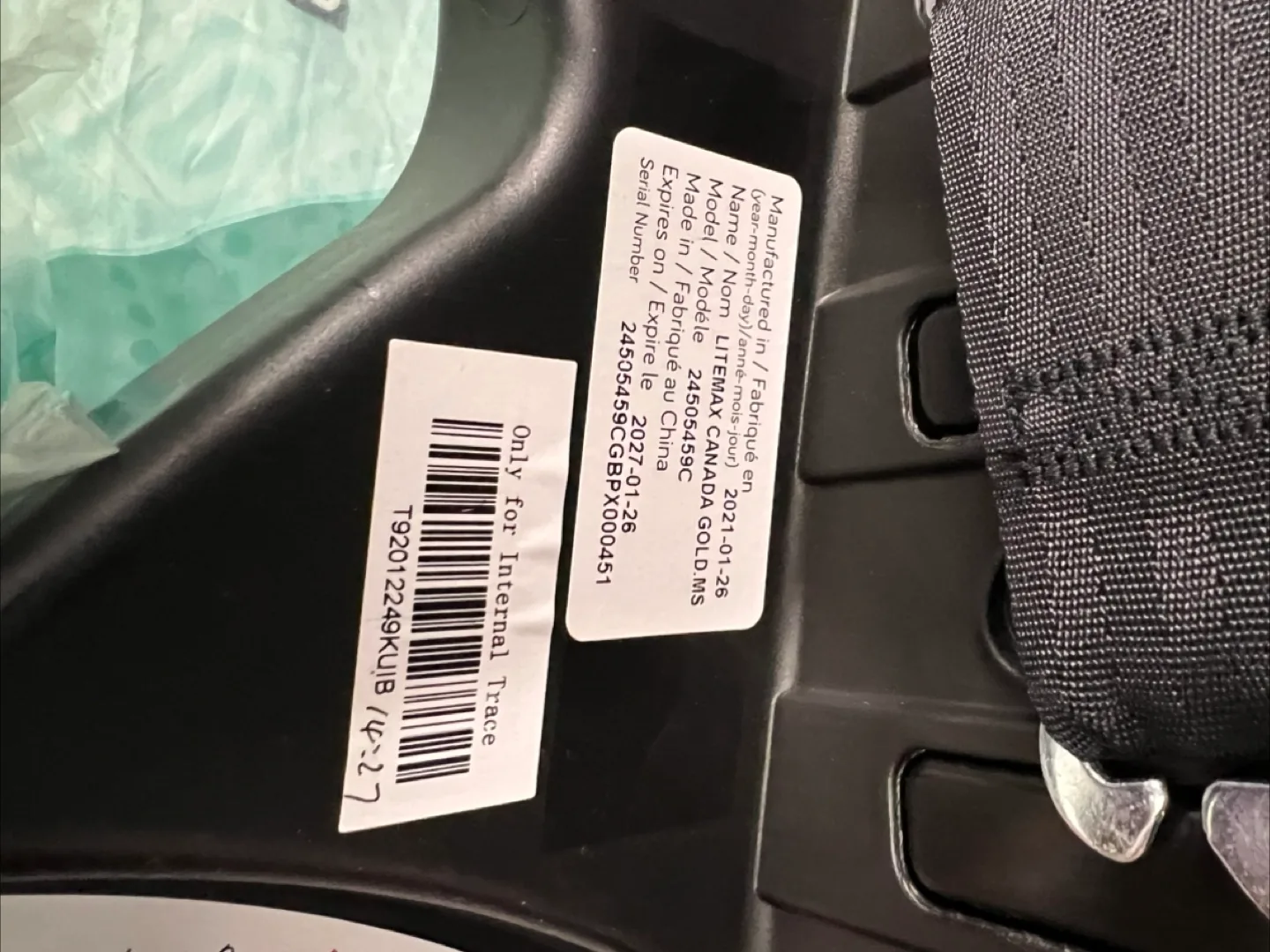 Evenflo LiteMax Gold Infant Car Seat image indicator(3)