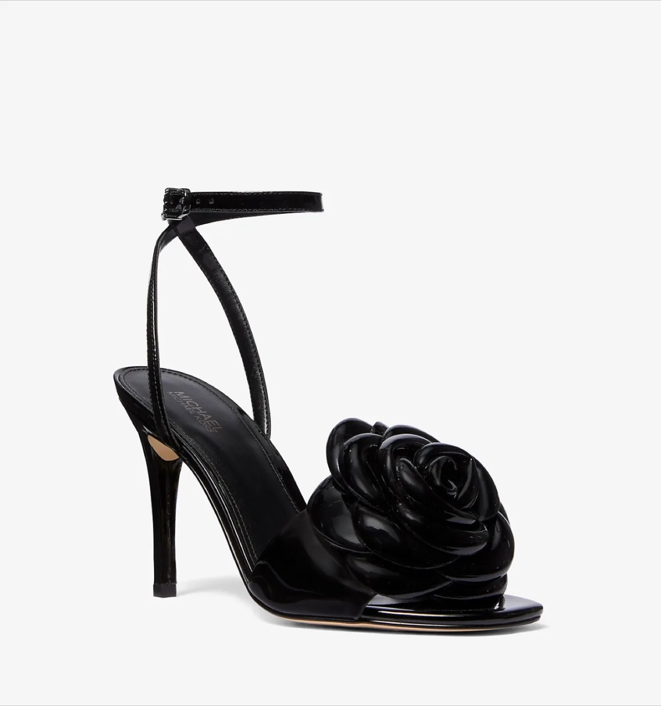 Michael Kors Black Leather Heels, Size 6 thumbnail