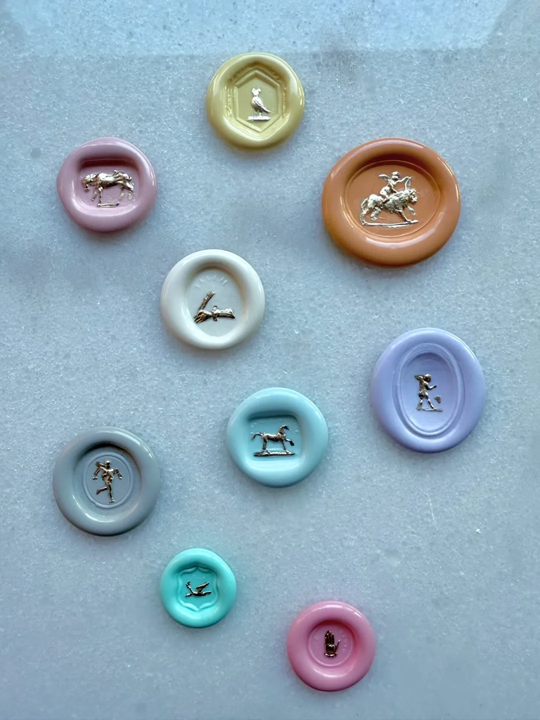 set of 9 Stella Sacrum Wax Seal Stickers image indicator(4)