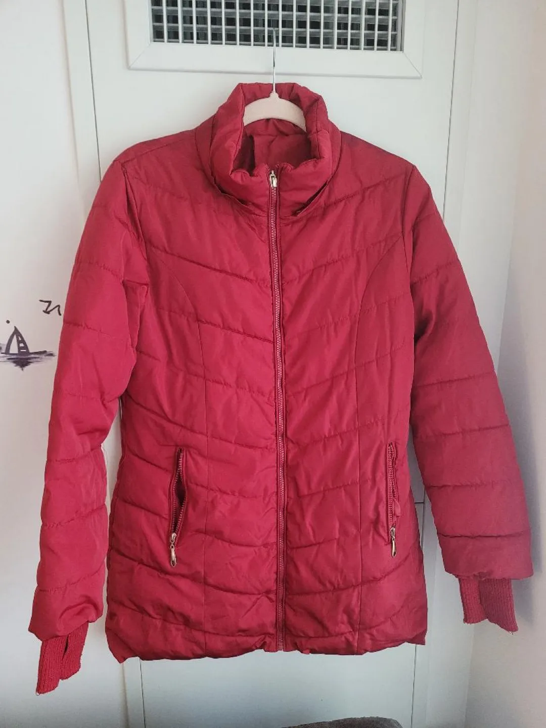 Red Puffer Jacket thumbnail