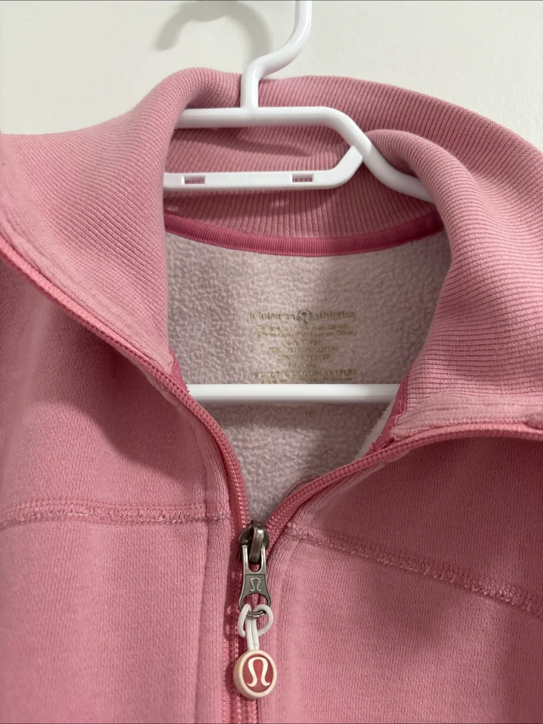 Lululemon Pink Full Zip Jacket Size 10 thumbnail