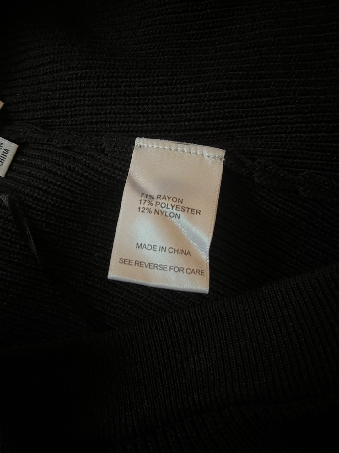 Lucy Paris Black Ribbed Knit Pants - Size L, new condition - photo 3