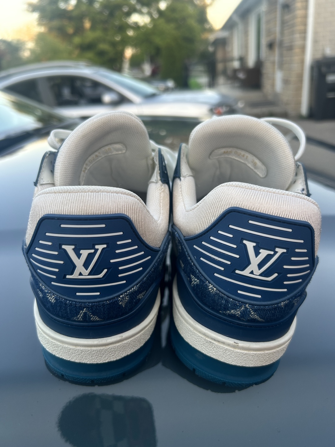 Louis Vuitton Trainer Denim Sneakers - photo 2