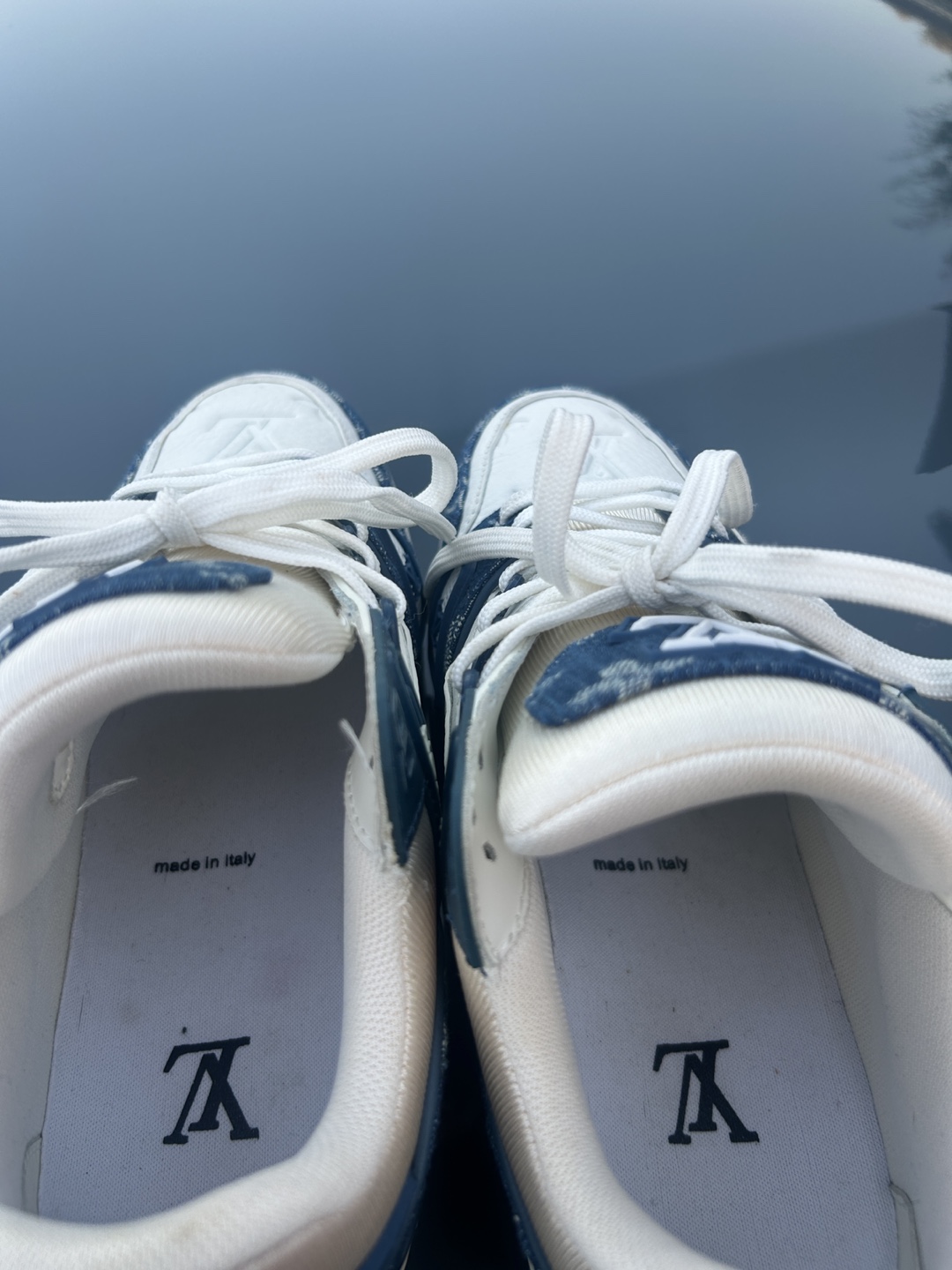 Louis Vuitton Trainer Denim Sneakers - photo 5